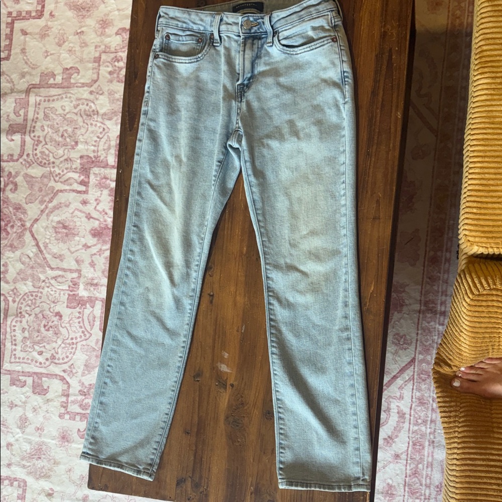 Aeropostale Light Blue Straight Leg Jeans